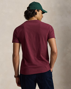เสื้อยืดแขนสั้นคอกลมผ้าฝ้ายสีมารูนสำหรับผู้ชาย – เนื้อผ้านุ่ม ทนทาน สวมใส่สบาย เหมาะสำหรับแฟชั่นในชีวิตประจำวัน - Product Image 3
