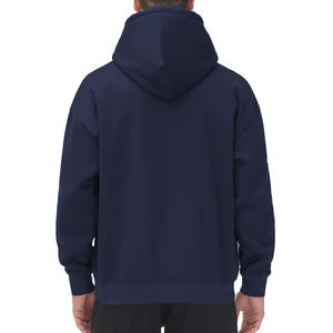 Lightweight Men's Solid Winter Hoodie Comfortable Cotton Fleece Breathable Zipper Pullover <b>Waterproof</b> Stylish Fashion Casual - Product Image 2
