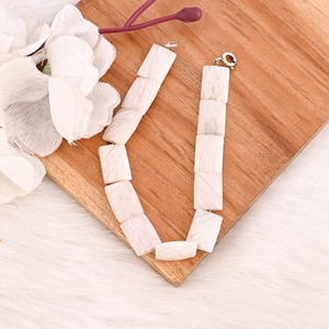 Natural White Scolecite Gemstone <b>Beaded</b> 925 Sterling <b>Silver</b> Bracelet Handmade Jewelry for Unisex Party Wedding Gift - Product Image 4