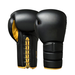 Guantes de Boxeo Profesionales con Cordones, Guantes de Combate Personalizados, Gran Venta, Nuevo Diseño, Guantes de Boxeo con Cordones para Lucha, Nuevos y Personalizados - Product Image 1