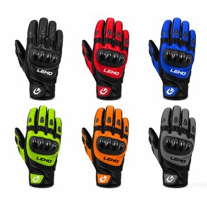 Gants de moto professionnels à doigts entiers, respirants, antidérapants, de protection pour la conduite à moto - Product Image 5