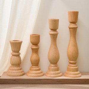 Lavie Creations Handmade Wood <b>Candle</b> <b>Holder</b> LCa-55 for Home & Wedding Decor - Product Image 4