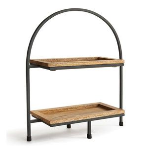 4-Piece Metal Square Cake <b>Stand</b> Decorative <b>Tree</b> Trunk Flower Shape Eco-Friendly GOOD DESIGN GD-1242 Fruit Food Display <b>Stand</b> - Product Image 3