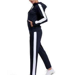 Women’s Slim Fit Zipper Tracksuit Set Gym Fitness Outdoor Sports Women Athletic Comfortable Full <b>Zip</b> Tracksuit Set - Product Image 5