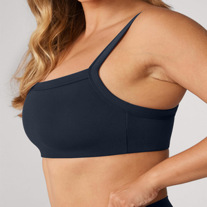 Soutien-gorge de sport respirant pour femme à prix raisonnable, soutien moyen, en polyester et élasthanne, idéal pour la gym et le fitness - Product Image 2