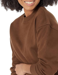 Haut de yoga pour femme personnalisable, écologique, imperméable, coupe-vent, 100 % coton polaire, manches longues, séchage rapide, respirant, vente en gros - Product Image 2