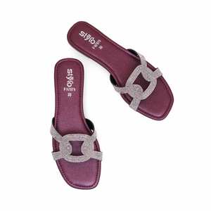 Falsa Fancy Sports pour Pantoufles Confortable et Élégant Modèle FN7879 - Product Image 1