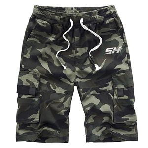 Low Price Men's <b>Cargo</b> <b>Short</b> <b>Lightweight</b> Cotton Casual Outdoor Hiking Multi Pocket Work <b>Shorts</b> With Comfortable Relaxed Fit <b>Short</b> - Product Image 1