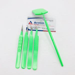 Haute Qualité Carré Vert Miroir Conception En Acier Inoxydable Cils Pince À Épiler En Gros Costume Durable Extension De Cils Pointu - Product Image 2