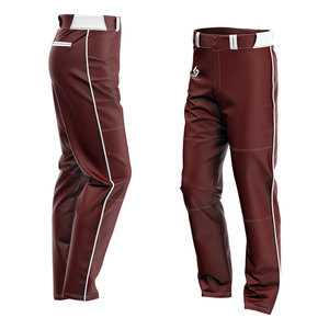 Pantalones de Béisbol Sublimados con Logotipo Personalizado, Transpirables, con Ribetes, para Entrenamiento de Equipos de Softbol, Ropa Deportiva - Product Image 1