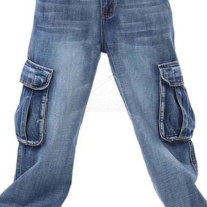 Dernier design, service OEM, pantalon baggy pour homme, respirant, léger, 100% coton, lavé, prix bas, fabriqué au Pakistan - Product Image 4