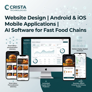 ออกแบบเว็บไซต์ แอปพลิเคชันมือถือ Android iOS ซอฟต์แวร์ AI สำหรับร้านอาหารฟาสต์ฟู้ด ปลั๊กอิน WordPress Shopify ซอฟต์แวร์ AI ERP CRM - Product Image 2