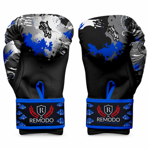 Guantes de Boxeo MMA de Piel Vacuna Transpirable con Diseño Personalizado y Logotipo Impreso, Correa de Muñeca Ajustable, Más Vendidos - Product Image 2