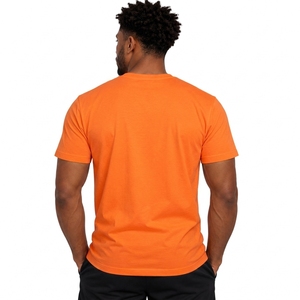 Custom Logo <b>Men</b> <b>T</b> <b>Shirt</b> Short Sleeve Crew Neck 100% Cotton Regular Fit Front Print OEM ODM Factory Direct Wholesale - Product Image 2