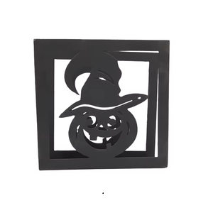 Cuenco de Telaraña con Asas Metálicas a Precio Razonable, Decoración de Halloween para Interiores, Hecho a Mano, Acabado Negro - Product Image 5