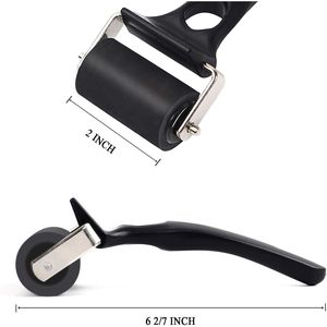 Rullo in gomma da 2 pollici per artigianato, strumento per inchiostro, colla, carta da parati, vinile e stampa - Product Image 2