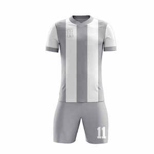 ชุดทีมฟุตบอล เสื้อเจอร์ซีย์โพลีเอสเตอร์ กางเกงขาสั้น ระบายอากาศได้ดี สวมใส่สบาย ชุดยูนิฟอร์มประสิทธิภาพสูง - Product Image 4