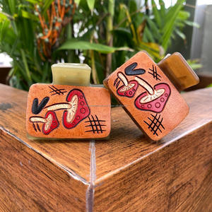 Vaquera de alta calidad occidental mano Tooled cuero elegante pinza para el cabello cuero grabado múltiples impresiones accesorios para el cabello para mujeres - Product Image 4