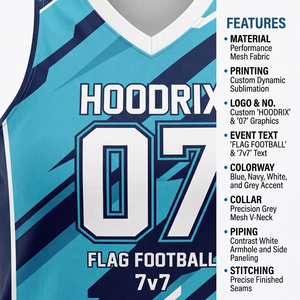 Uniforme Personalizado de Fútbol Americano 7 contra 7 para Mujer, Diseño de Malla Transpirable Sublimada, Venta al Por Mayor, Pedido de Muestra para Chicas - Product Image 6