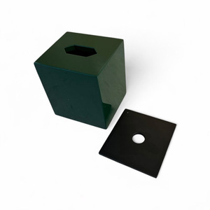 Boîtes à mouchoirs en forme de cube, couvercle en laque de qualité supérieure, vente en gros à prix avantageux - Product Image 6