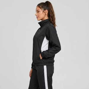 Custom <b>Women</b> <b>Windbreaker</b> Jacket Casual Apparel <b>Women</b> <b>Windbreaker</b> Jacket Crafted With Breathable Polyester Material Durable - Product Image 4