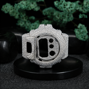 Boîtier de montre Hip Hop en or plaqué, durable, avec diamants Moissanite, personnalisable, taille 40/42/44 mm, de la marque Phoenix Enterprise Luxury Iced - Product Image 5