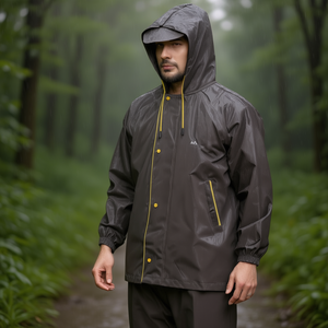 Impermeable de Alta Calidad, Ligero y Duradero, de Poliéster y PVC, con Logotipo, Protección Contra la Lluvia, Tallas M, L, XL, XXL, para Senderismo - Product Image 1