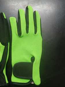 ถุงมือขี่ม้าเด็กคุณภาพสูง สำหรับเด็กอายุ 6-8 ปี  ด้านหน้าทำจากผ้า Amara (ไนลอนผสมขนแกะ) ด้านหลังแบบยืดได้ 4 ทิศทาง - Product Image 3