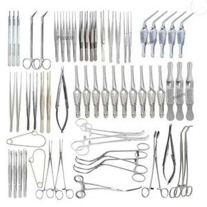Juego de instrumentos quirúrgicos vasculares PISSCO, kit de instrumentos para cirugía cardiovascular, juego de 52 piezas - Product Image 5