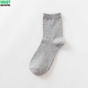 Men's Ankle <b>Socks</b> 100% Cotton Breathable Knitted Solid Color Daily Wear Spring Standard <b>Thickness</b> - Product Image 4