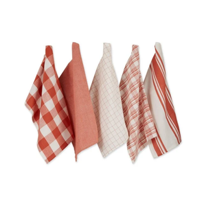 Minimalist Regular Use 18x28in 100% Cotton Embroidered Golf Twill Texture Soft Checked Quick Dry Everyday Culinary Dish Towel - Product Image 5