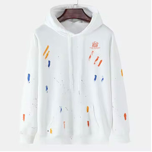 เสื้อฮู้ดดี้ผู้ชายทรงลำลอง ผ้าฝ้าย 100% บุขนสำหรับฤดูหนาว เนื้อผ้านุ่ม สวมใส่สบาย ดีไซน์ทันสมัย เหมาะสำหรับใส่ทุกวัน เย็บอย่างมีคุณภาพ - Product Image 1