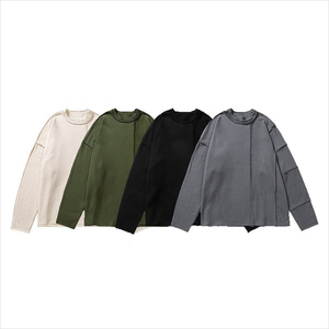 Sweat-shirts d'hiver en molleton délavé de haute qualité, design personnalisé, mélange de coton, best-sellers, vente chaude, pour hommes - Product Image 1