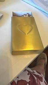 Boîte à allumettes de sécurité moderne en laiton, faite à la main, de qualité supérieure, décorative, personnalisable, écologique et résistante à l'eau - Product Image 4