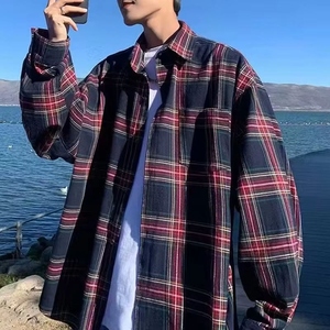 เสื้อเชิ้ตผ้าแฟลนเนลพิมพ์ลายโลโก้คุณภาพดี ทรงโอเวอร์ไซส์ สวมใส่สบาย ผลิตจากผ้าฝ้าย 100% ระบายอากาศได้ดี เหมาะสำหรับฤดูหนาว รับผลิตแบบ ODM - Product Image 5