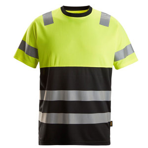 <b>Hi</b> <b>Vis</b> Reflective Work <b>T</b>-<b>Shirt</b> Men Short Sleeve Quick Dry Polyester Safety <b>Shirt</b> Color Blocked Summer Casual Wear - Product Image 6
