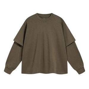 2026 High Quality Custom Heavy Weight <b>Men's</b> Oversize Long Sleeve Nonwoven Printed Blank Sporty Anti-UV Eco-Friendly Quick Dry - Product Image 6