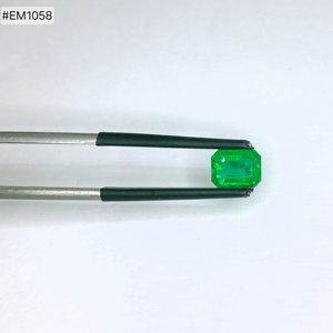 Superbe pierre naturelle émeraude zambienne de forme octogonale, qualité 3A, 1,62 ct, pierre précieuse de haute qualité, clarté excellente, pour bijoux - Product Image 1