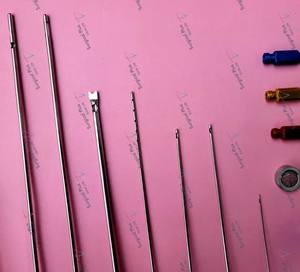 Kit Lipo Luer Lock con mangos para transferencia de grasa, instrumentos de succión para cirugía plástica y cosmética, con certificación CE - Product Image 4