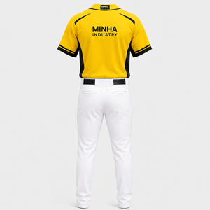 Tenue d'équipe professionnelle personnalisée, uniforme de baseball, taille plus, été, séchage rapide, respirant, antibactérien, nouvelle arrivée - Product Image 5