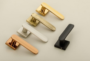 Modern Door Mortis <b>Handles</b> <b>Lock</b> Door <b>Handles</b> Square Rose Door <b>Handles</b> Interior Door Hardware Premium Minimalist Design Fits mode - Product Image 1