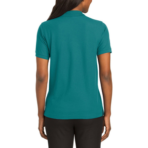 Chemise polo pour femmes en coton à manches courtes, couleur unie, style 2026, design personnalisé, respirante, logo personnalisé - Product Image 4