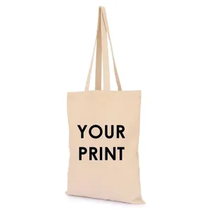 Bolsa de Lona de Algodón con Logotipo Personalizado, Bolsa de Compras, Viaje y Almacenamiento, Ligera, Plegable y Versátil - Product Image 5