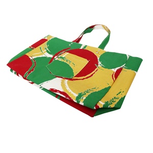 Sac fourre-tout en toile naturelle 12 oz avec poche extérieure en V, une poche intérieure pour téléphone et monnaie, doublure intérieure en polyester, motif imprimé sur toute la surface - Product Image 5