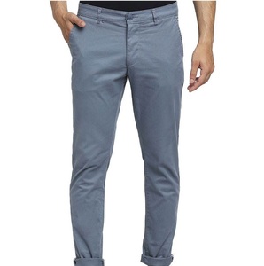 Nouvel article – Pantalon chino de golf coupe ajustée de qualité supérieure, avec logo personnalisé imprimé, look élégant, pour hommes, extensible - Product Image 1