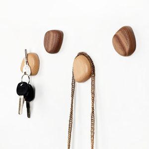 Organizador de Llaves Magnético de Madera con Diseño de Cuerda de Escalera, para Colgar en el Techo, Decoración Moderna para la Entrada del Hogar - Product Image 4