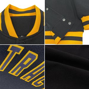 Wholesale Custom Team Name Varsity <b>Jacket</b> Unisex Streetwear College Letterman <b>Jackets</b> Casual Slim Fit <b>Baseball</b> <b>Bomber</b> <b>Jacket</b> - Product Image 4