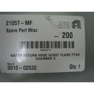 NOUVEAU Tuyau de retour d'eau AMAT 0010-02532 avec raccord SST - Équipements et pièces semi-conductrices de confiance pour le marché mondial - Product Image 1