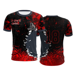 Maillot de jeu imprimé intégral Esport, T-shirt de sublimation respirant pour équipe sportive - Product Image 1