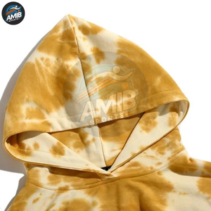 Sudadera con Capucha Tie Dye para Hombre, Ajustable, Nueva Colección de Invierno, Algodón Mezclado, Transpirable y Cómoda, Estilo Único - Product Image 4